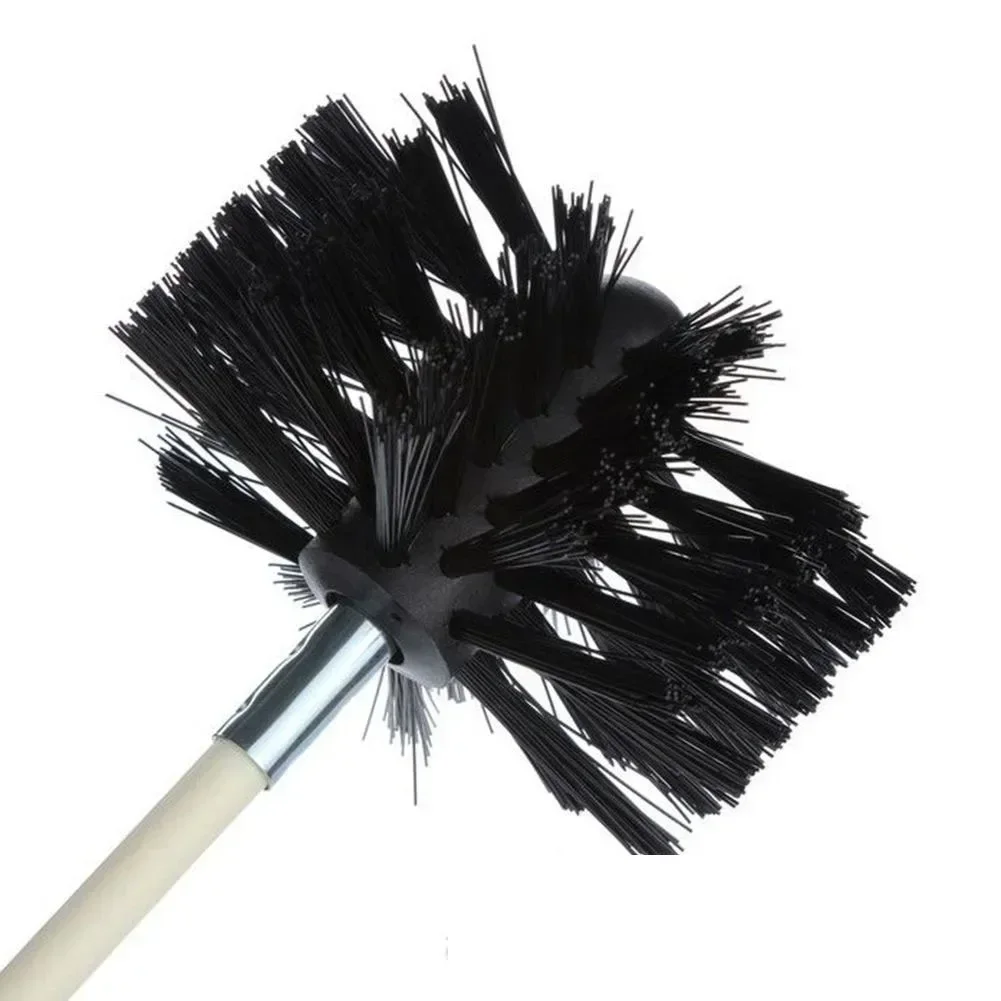 200 مللي متر مدخنة فرشاة الروتاري مجفف تنفيس تنظيف فرشاة الخشن رئيس قضيب ل مدخنة أنبوب مجفف الموقد الجدار الداخلي تنظيف أداة