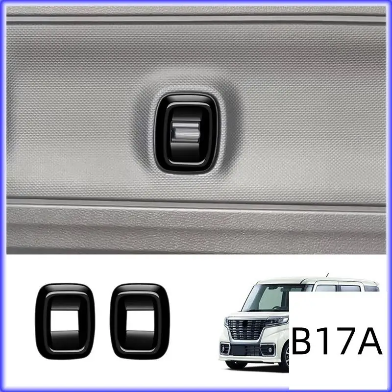 

BT-Car Center Door Curtain Switch Trim Frame Sticker For Suzuki SPACIA Custom MK04 2017-2024 Car Accessories
