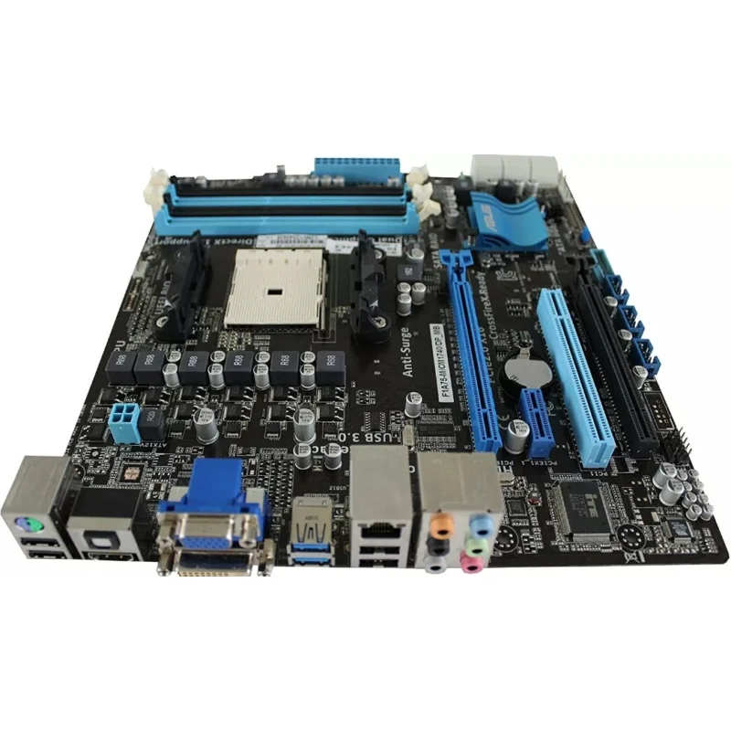 Imagem -03 - Placa-mãe para Asus Fm1 Amd A75 100 Testado F1a75-m Cm1740 Dp_mb Ddr3 64gb