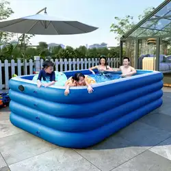 Big Size Inflatable Swimming Pool Outdoor Removable Summer Party Pool Portable Reusable Piscine Adulte Entertainment Equipment