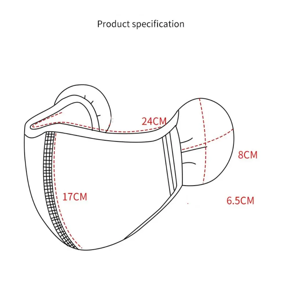 Neue einfache Thermo-Ohrenschützer-Maske, Plüsch, winddicht, Fleece, Wintermaske, staubdicht, wärmer, Ohrenklappe, Radfahren, Ohrenklappe