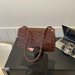 Brown Japan Serpentine Girl Woman Messenger Trend Shoulder Bags PU PVC Leather Women Lady Shining Handbag Purses MINI Small Bag