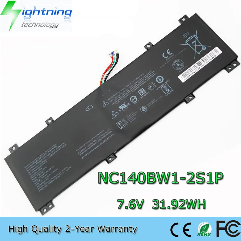 

NC140BW1-2S1P 7,6 В 31,92 Втч Аккумулятор для ноутбука Lenovo IdeaPad 100S-14IBR (80R90051GE) 14 дюймов 0813002 и т. д.