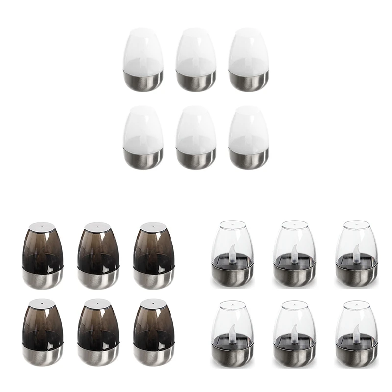 TKOH-Luce solare a candela per esterni LED per prato, decorazione di Halloween, luce notturna, luce solare da giardino impermeabile