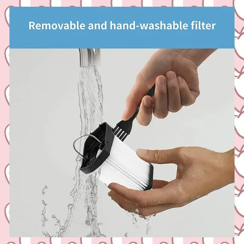 HHTL 8 Pack Replacement Fabric Filter Compatible For Shark Cordless Handheld Vacuum WV401BL WV401PK WV403BR,Part XFFWV400
