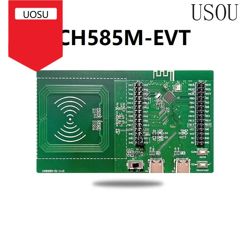 WCH CH585 Development Board NFC/BLE5.4 Wireless/High Speed USB Microcontroller CH585M Evaluation Board