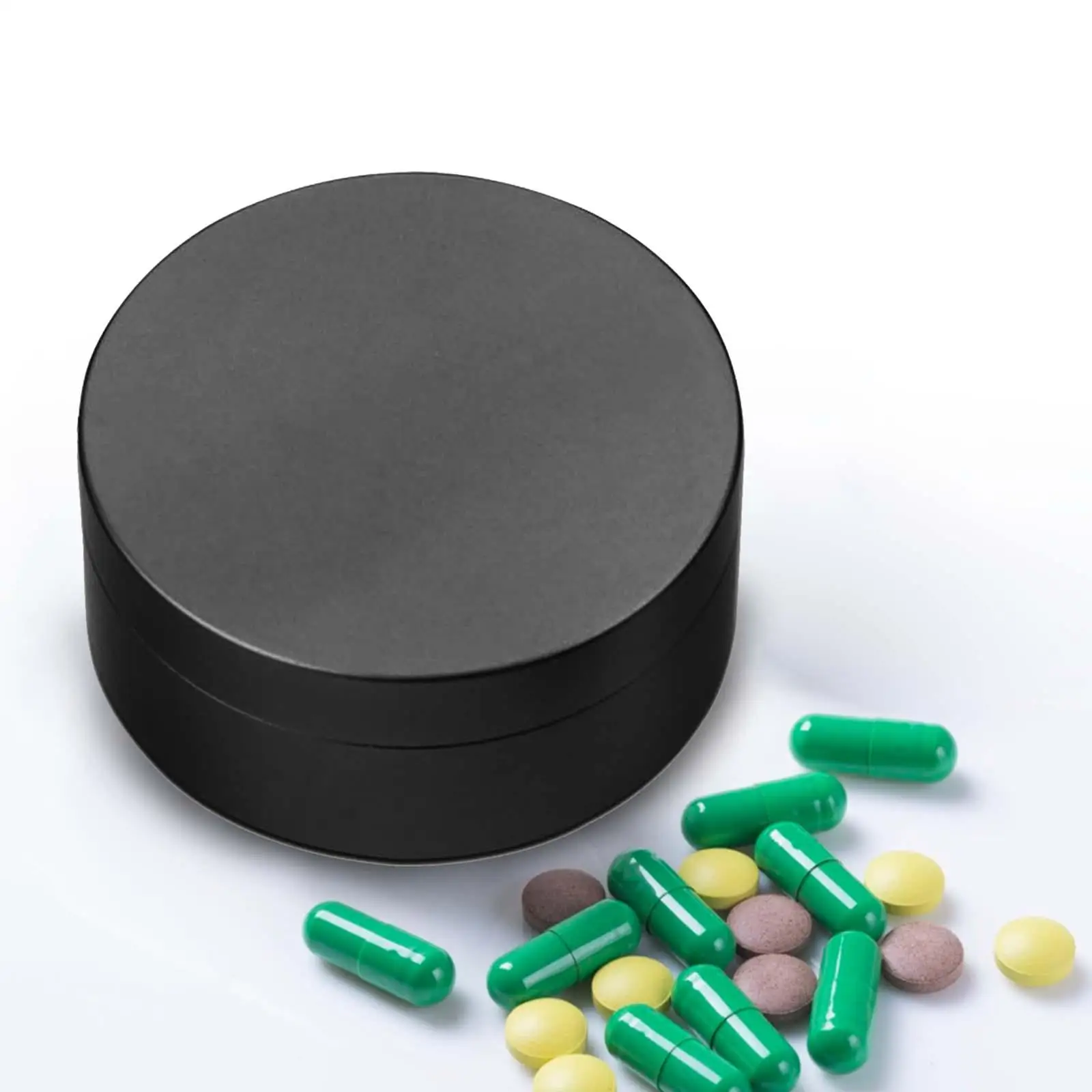 Mini frascos recipiente de armazenamento resistente à água selado titular caixa de alumínio para armazenamento creme facial bálsamo labial recipientes cosméticos