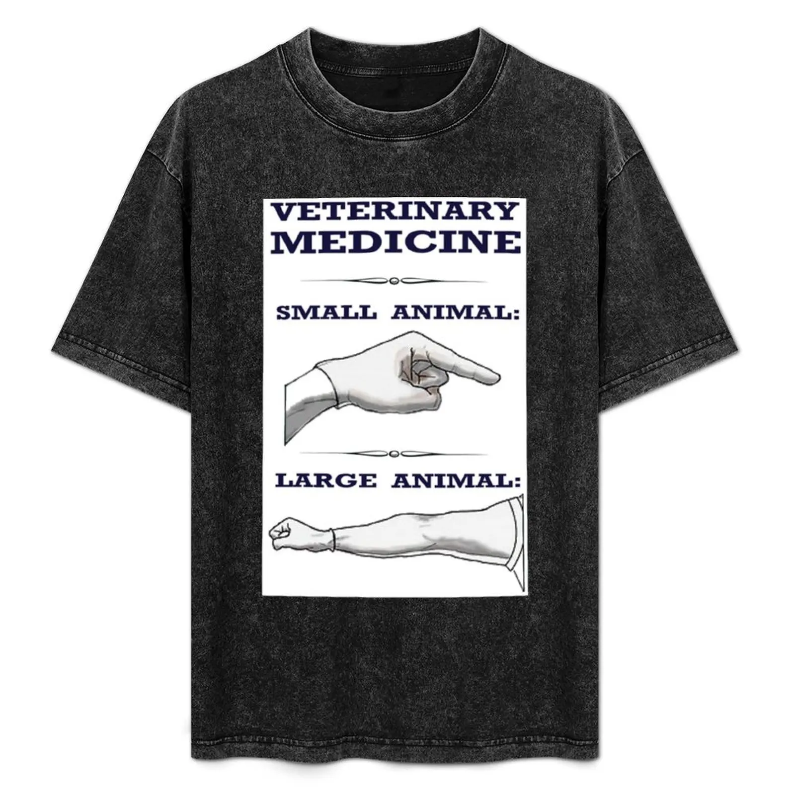 

Veterinary Medicine - Large vs. Small Animal T-Shirt customs boys animal print sweat mens graphic t-shirts pack