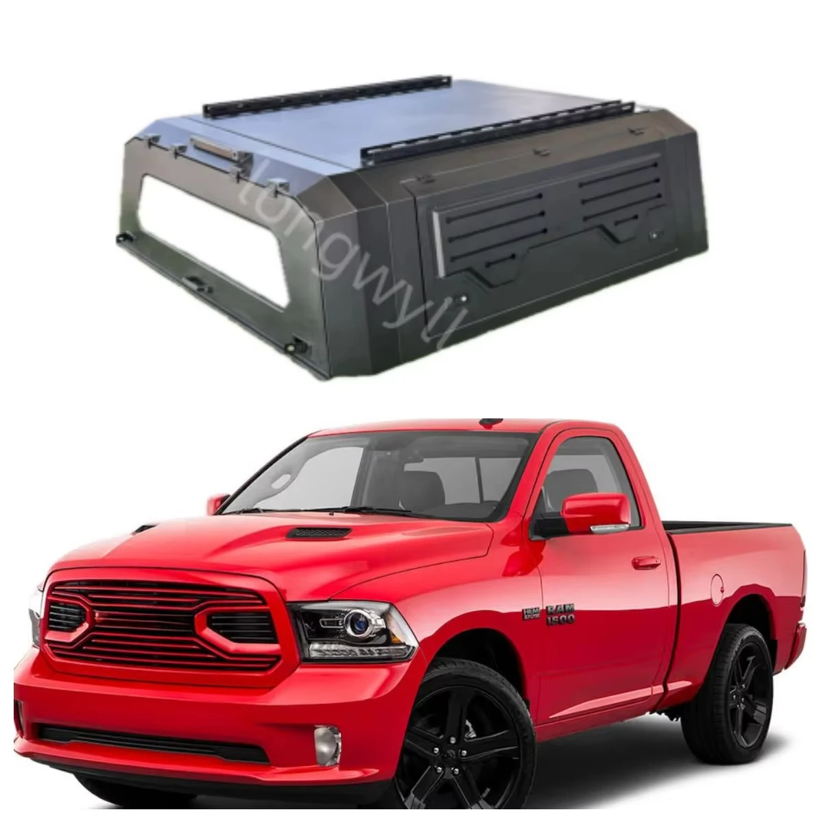 

Customized Sports Hard Aluminum Alloy Hard Top Canopy Smart Cap Key Lock for RAM 1500 Land Cruiser Pickup Double Cab Waterproof