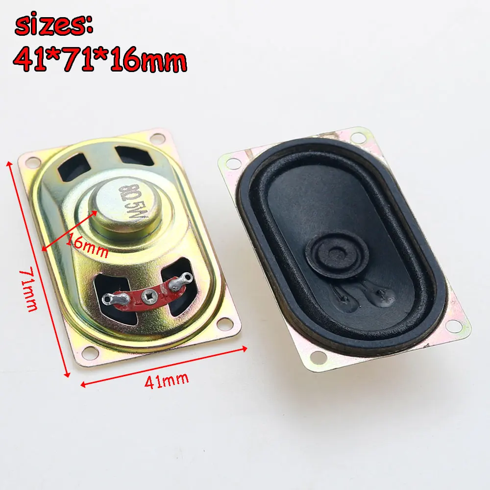 

1PC 5W 8R Horn Speaker LCD Monitor/TV 4070 Loud Speakers 8 ohm 5 Watt 40*70MM thickness 16MM Loudspeaker Diy Electronic