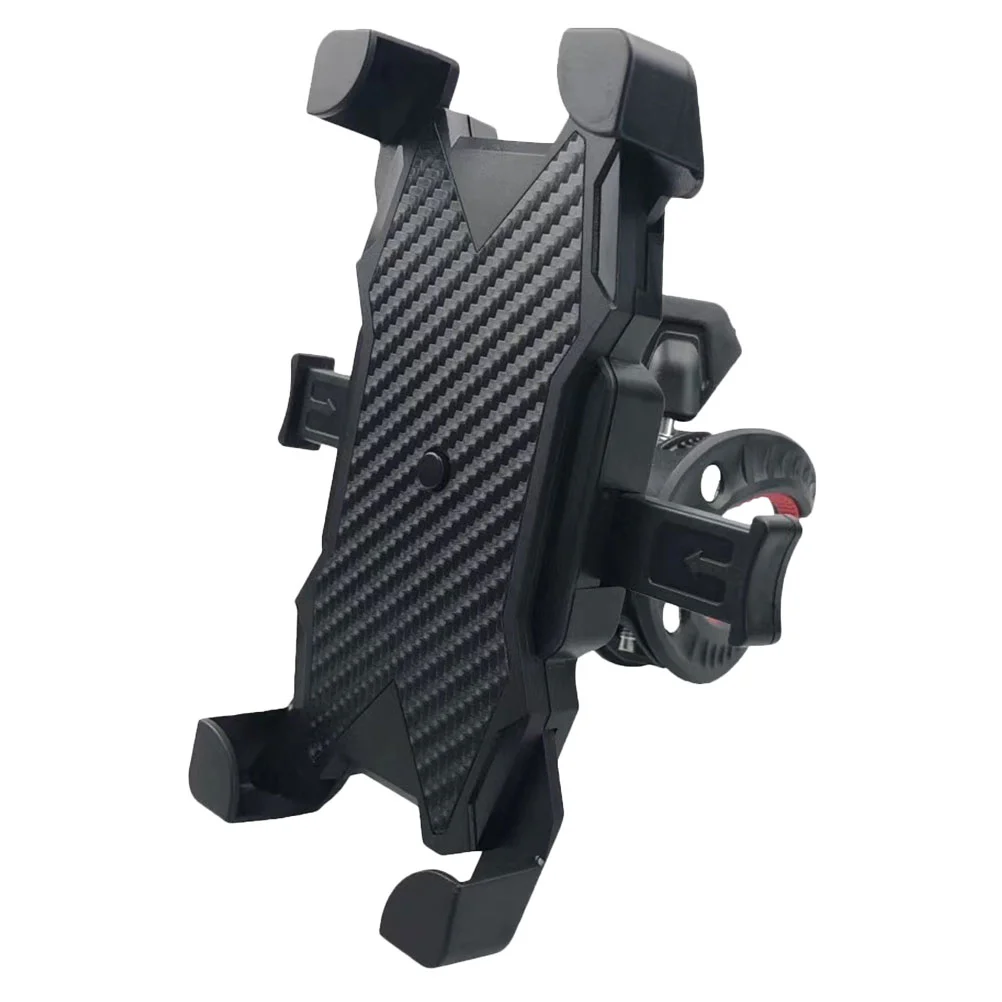 Black s Anti Drop Shockproof Phone Mount for Motorcycle Electric Bike Universal Holder Clamp Easy Install Disassemble