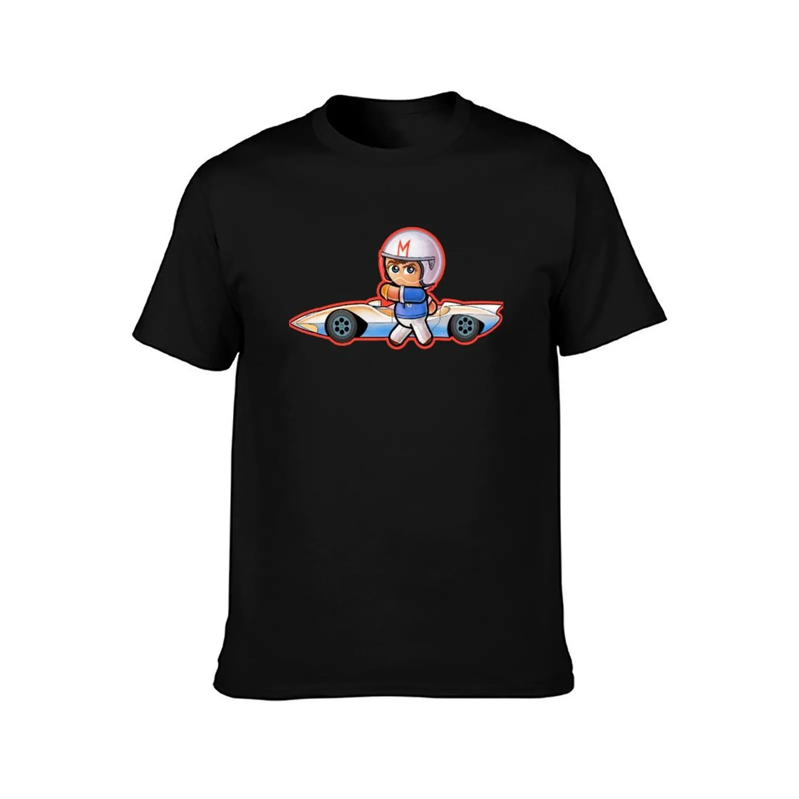 SPEED RACER & MACH 5 Pooterbelly T-Shirt Casual Street Style Short Sleeve Tee T-Shirt view 2