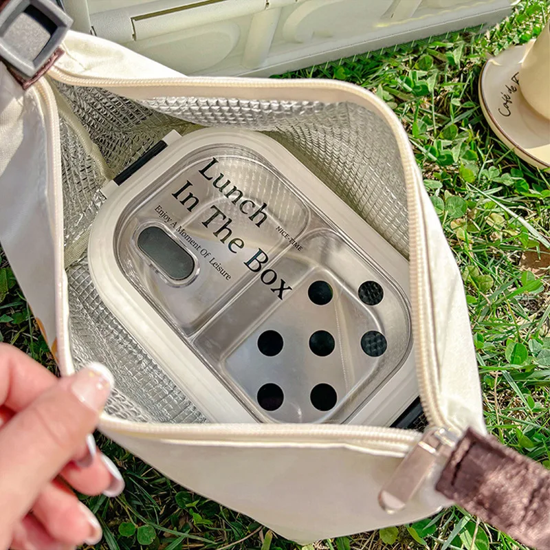 أكياس بينتو اللطيفة، أكياس معزولة سميكة، أكياس صندوق الغداء، حقائب بينتو، أكياس رقائق الألومنيوم المبردة للركاب