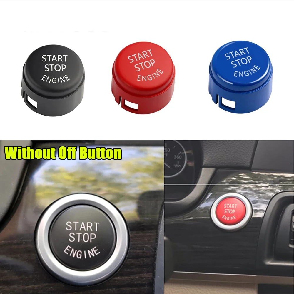 Engine Start Stop Switch Cover for for BMW 5 6 7 Series F01 F02 F10 F11 F12 2009-2013 Without Off Button Replace Cap