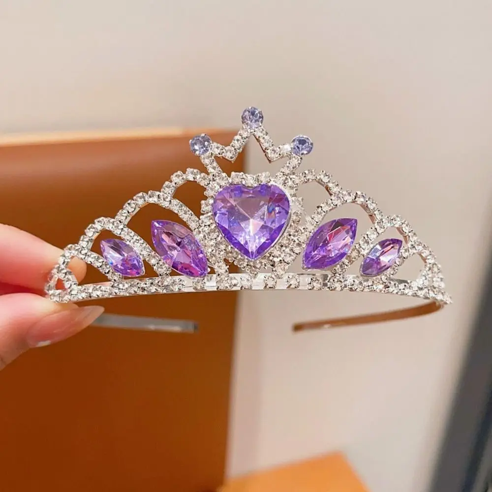 Nuove eleganti corone di cristallo Occasioni multiple Diademi di strass durevoli Copricapo di strass lucidi
