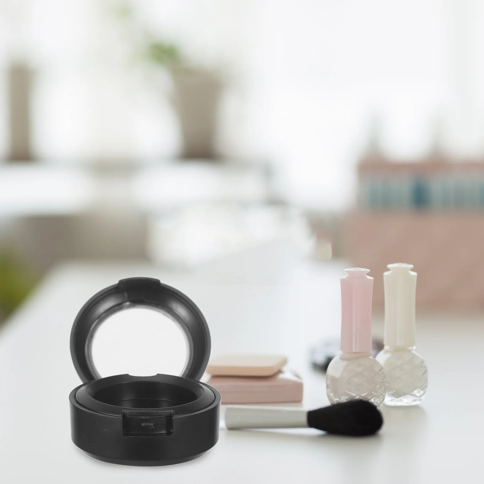 10 Pcs Eye Shadow Nose Box Eyeshadow Replacement Pan Case Makeup Tool Compact Plastic Empty Organizer Blush