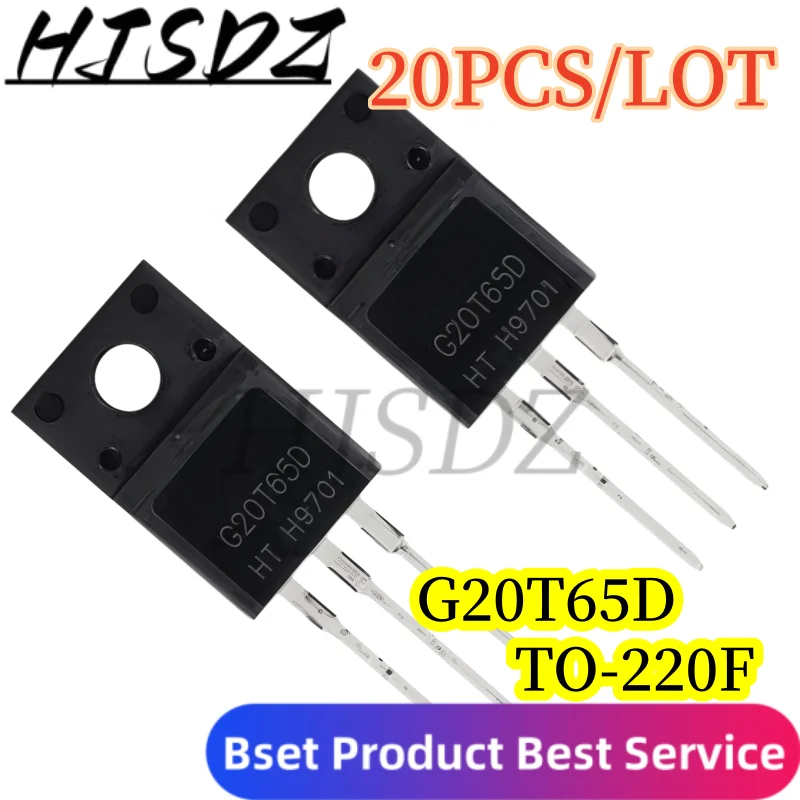 【20PCS/LOT】G20T65D IGBT power transistor 650V 20A TO-220F in stock