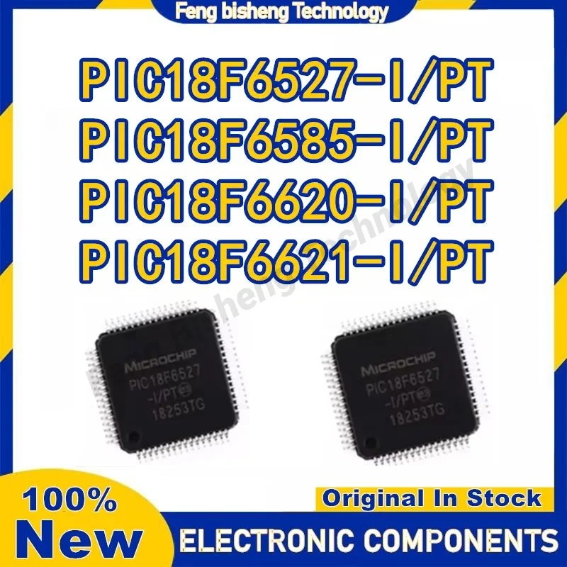 

PIC18F6527-I/PT PIC18F6585-I PT PIC18F6620-I PT PIC18F6621-I PT PIC18F6527 PIC18F6585 PIC18F6620 PIC18F6621 MCU IC Chip TQFP-64