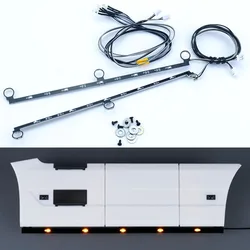 1 paio di luci per gonna laterale a LED per camion Tamiya RC 1/14 ribaltabile VOLVO FH16XL 750 4 x2 56375 giocattolo fai da te per auto