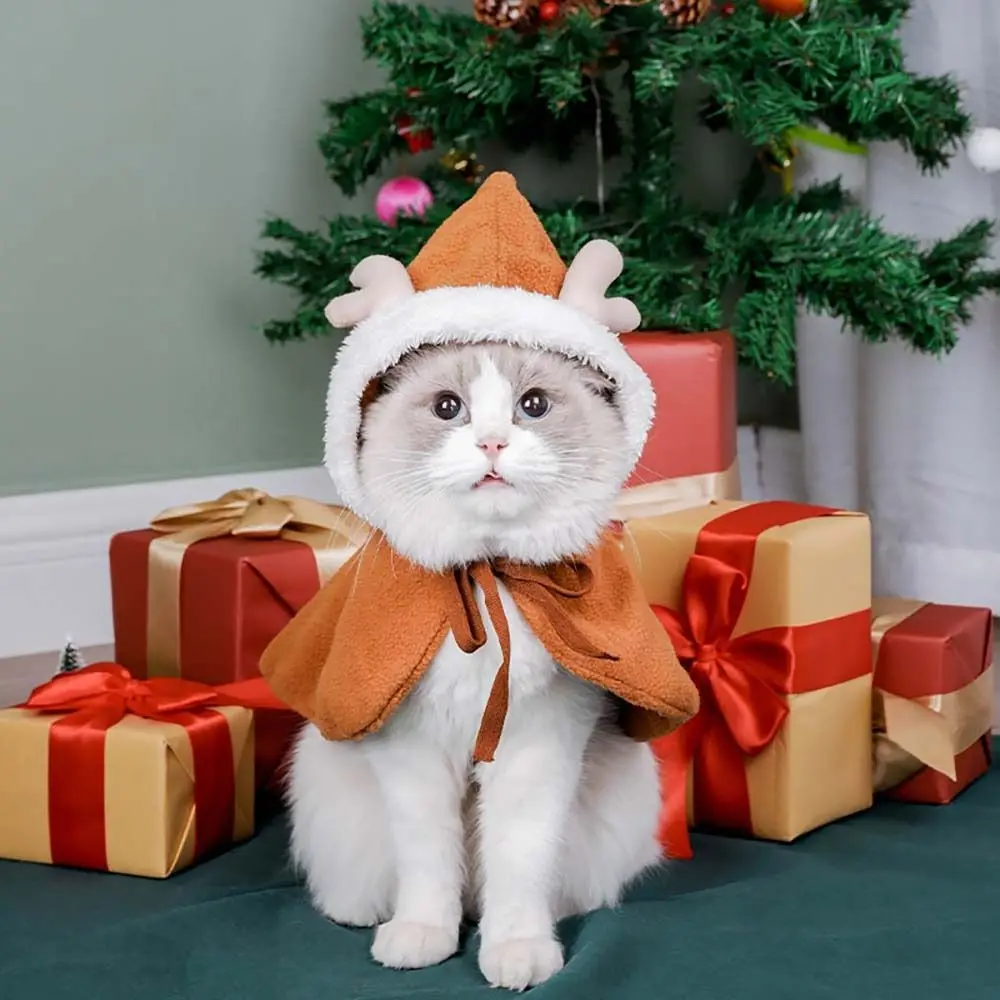 

New Year Winter Party Dog Cosplay Costume Puppy Pet Clothes Dog Cloak Pet Clothes Dog Costume Dog Cape