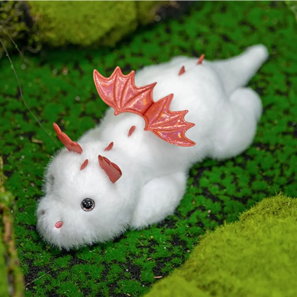 Material macio pequeno dragão voador bonecas kawaii design divertido boneca dinossauro brinquedos de pelúcia tecido de pelúcia 28cm