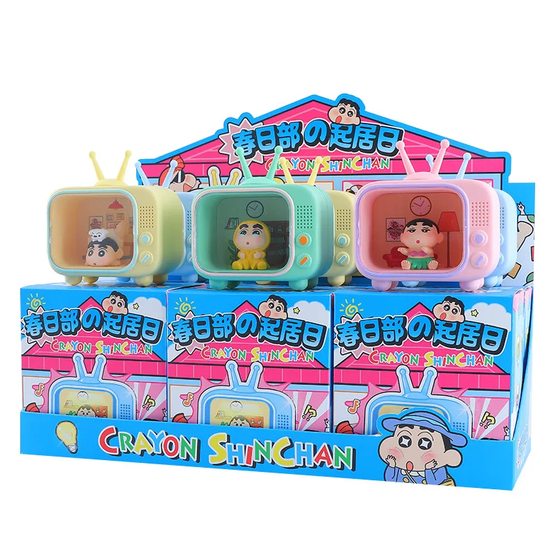 

New Crayon Shin Kasuga Home'S Living Blind Box Home Tv Cabinet Desktop Decoration Student Gift Surprise Box Wholesale