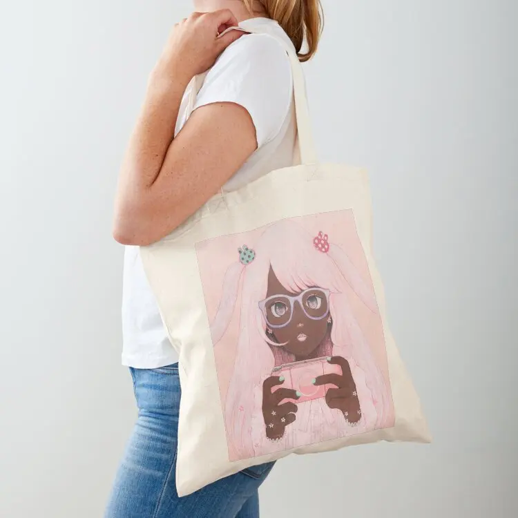 

Gamergirl 3 p Tote Bag Canvas shoulder bag canvas shopping bag custom fabric custom tote