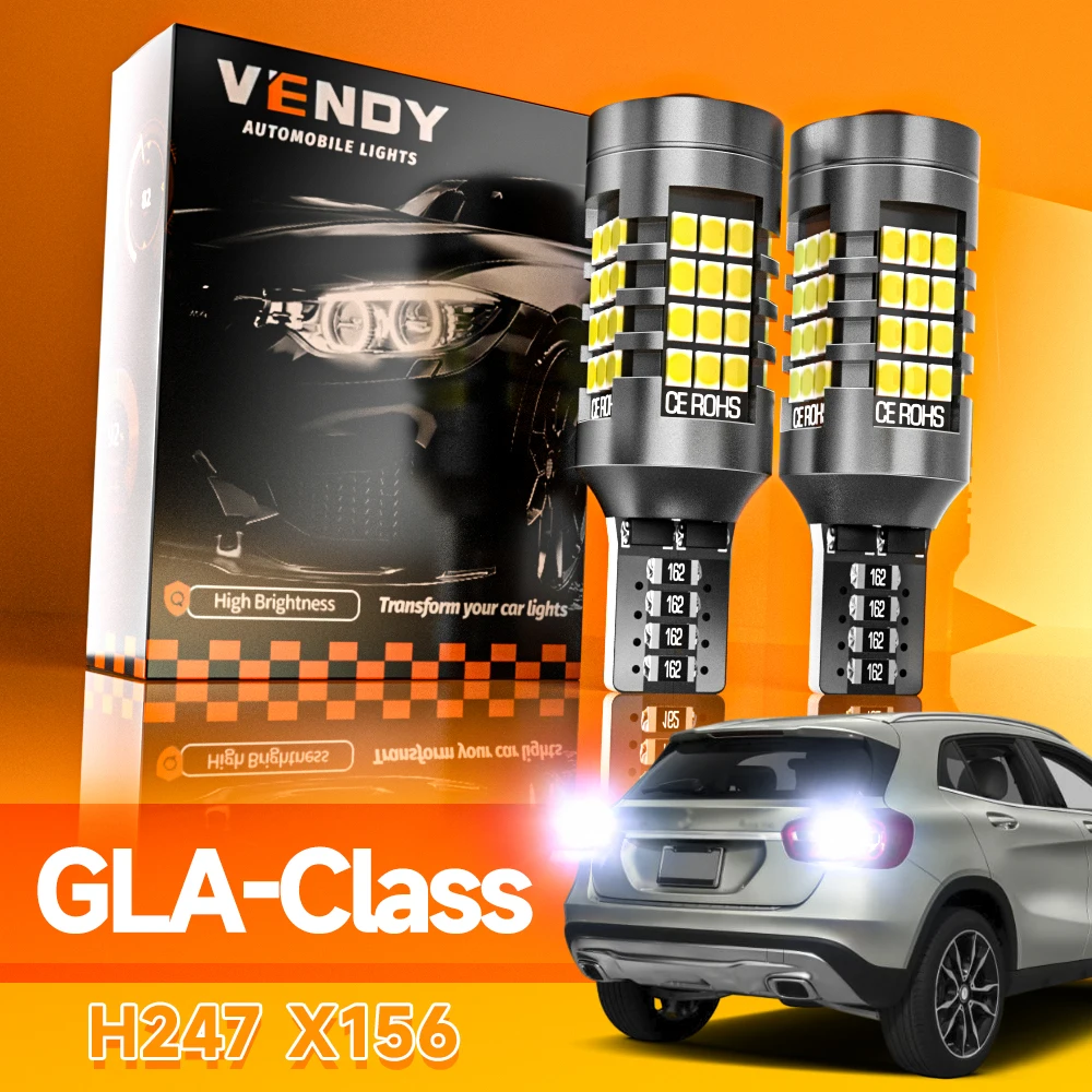 

2pcs For Mercedes Benz GLA Class H247 X156 2014-2024 LED Reverse Light Backup Lamp 2014 2015 2016 2017 2018 2020 Accessories