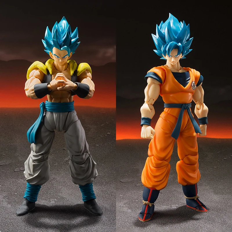 

Shf Dragon Ball Z Figures Super Saiyan God Goku Vegeta Action Figure 16cm PVC Collection DBZ Gogeta Movable Figurine Model Toys