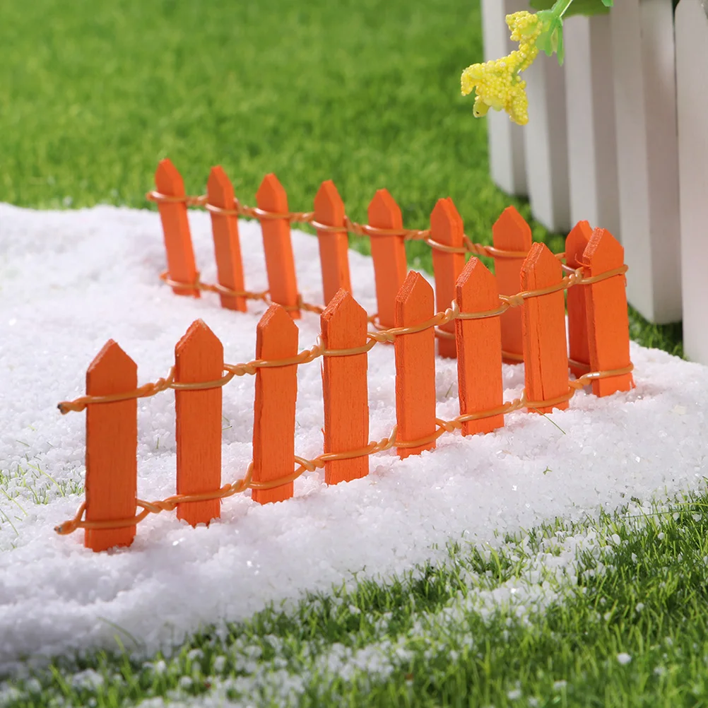 

Christmas Tree Fence Picket Decoration Decorate Bamboo Wood Decorations
