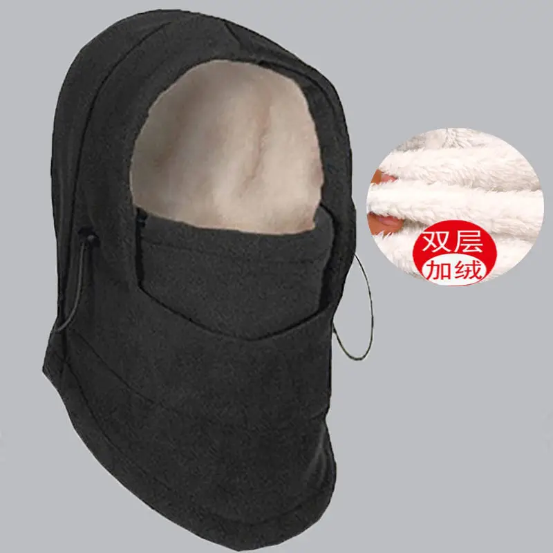 Winter Balaclava Fleece Hood Ski Mask for Women Kids, Thermal Face Cover Hat Cap Scarf for Cold Weather