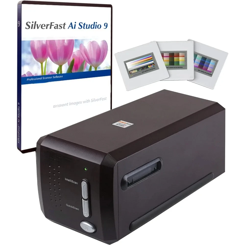 8300i Ai Film Scanner, Conversor, Filme 35mm e Deslize para o Digital, Pacote SilverFast Ai Studio 9 + QuickScan Plus