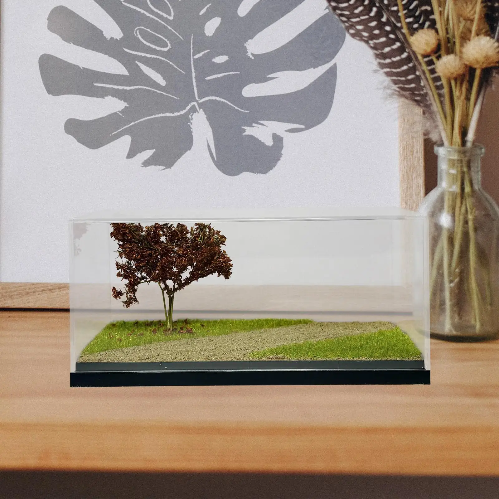 

1/64 Hot Diecast Wheels Model Car Scenarios Display Case Simulated Sandy Landscape Model