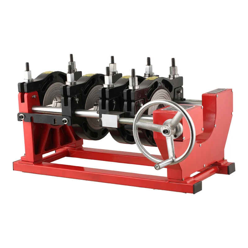 63-160 200pe pipe butt welding machine hot melt machine butt welding machine four ring manual hot melt water pipe butt welding m