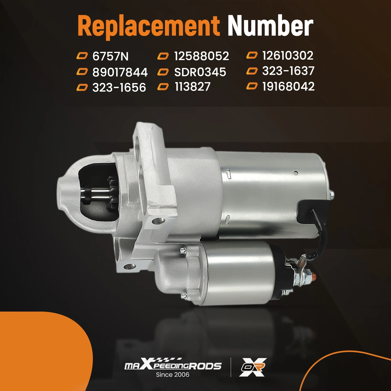 

Starter Motor for Chevrolet Avalanche Suburban 1500 2006-2009 8000000 11T