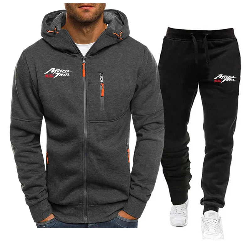 Sudadera con capucha para hombre, conjunto de pantalones de chándal, traje deportivo, Africa Twin Crf 1000 L Crf1000, novedad