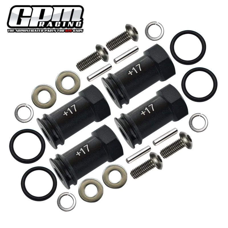 

GPM Aluminum Hex Adaptor (+17mm) For TRAXXAS 1/10 Slash 4X4 Low-Cg 68086-21