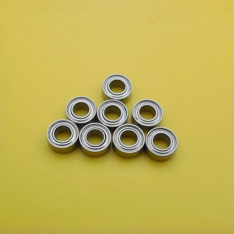 R144ZZ R144 -2Z بوصة 1/8 "x 1/4" x 7/64" محمية كروية مصغرة 3.175x6.35x2.78 ملم محامل كروية أخدود عميقة