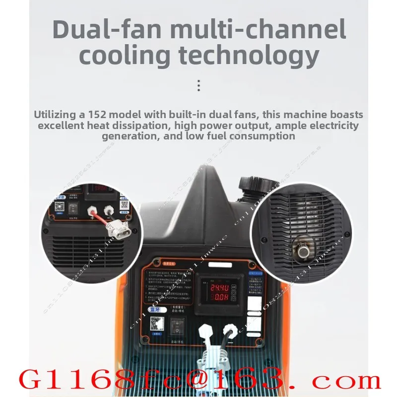 24V Generator, Vehicle Mounted Parking Air Conditioner, High-power V Variable Frequency Self Starting DC Portable Small Silent