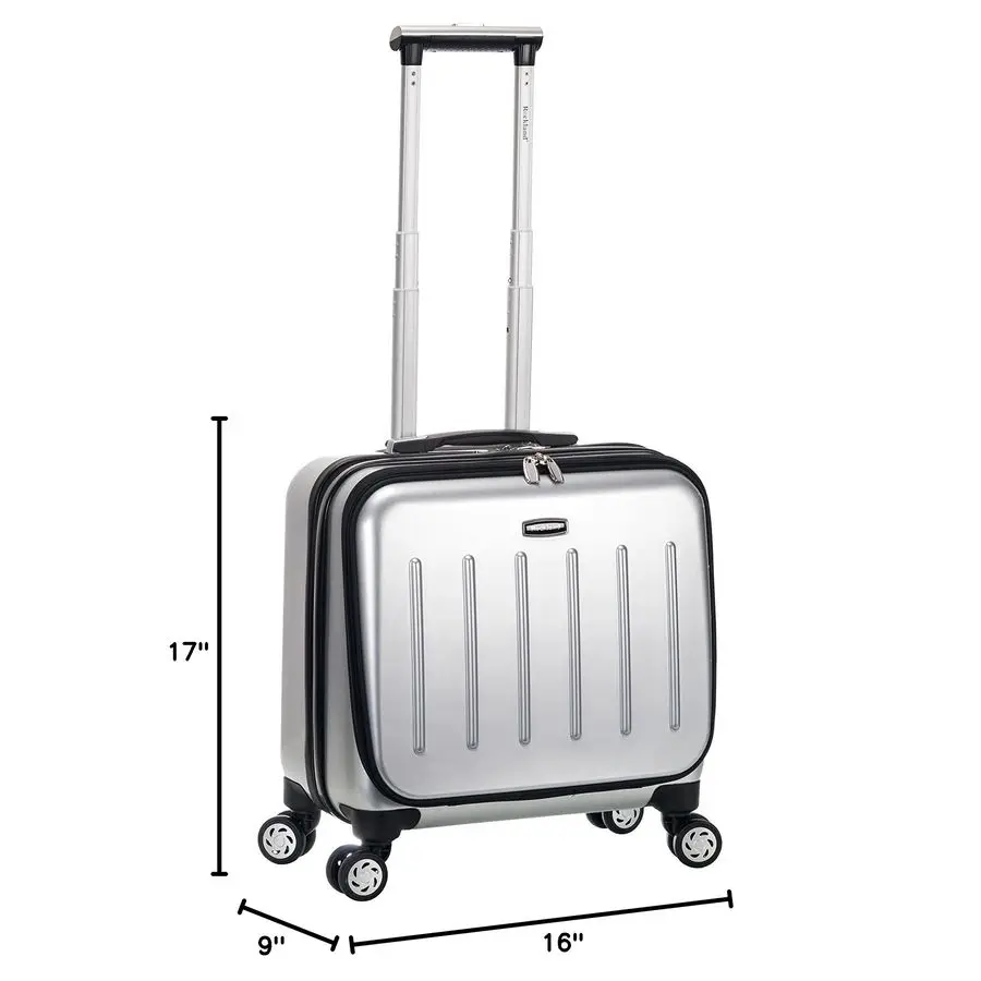 Revolution Hardside rollende computerkast, zilver, handbagage 17 inch