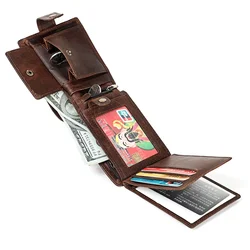 Wallet for Men’s Genuine Leather Slim Bifold RFID Wallet - Gift for Men