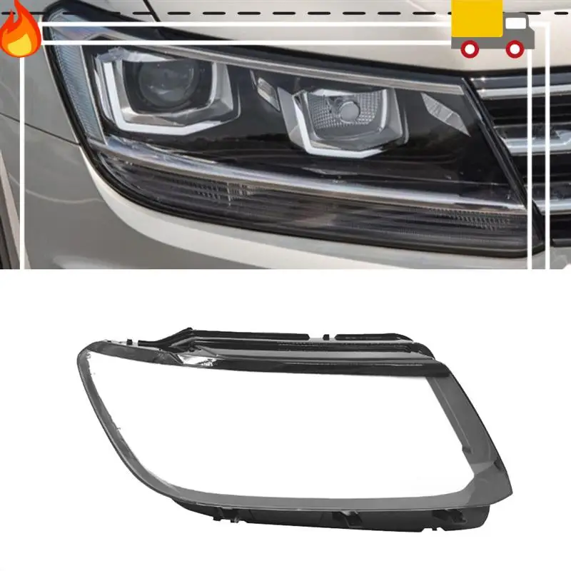 

Discount-For VW Tiguan L 2017-2018 Right Side Car Headlight Cover Transparent Lampshade Shell Lens Car Headlight Shade Replaceme
