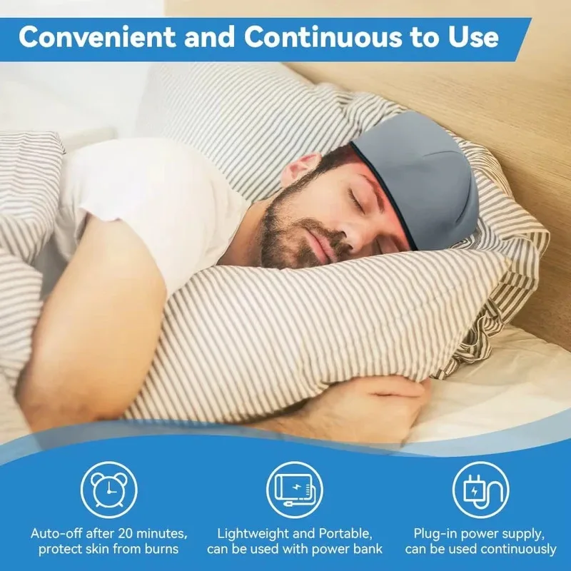 

Red light therapy hair growth laser cap 660nm 850nm regeneration scalp massage stimulating for home use