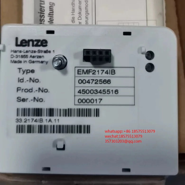 

Модуль связи для Lenze EMF2174IB, новый аутентичный оригинальный 1 шт.