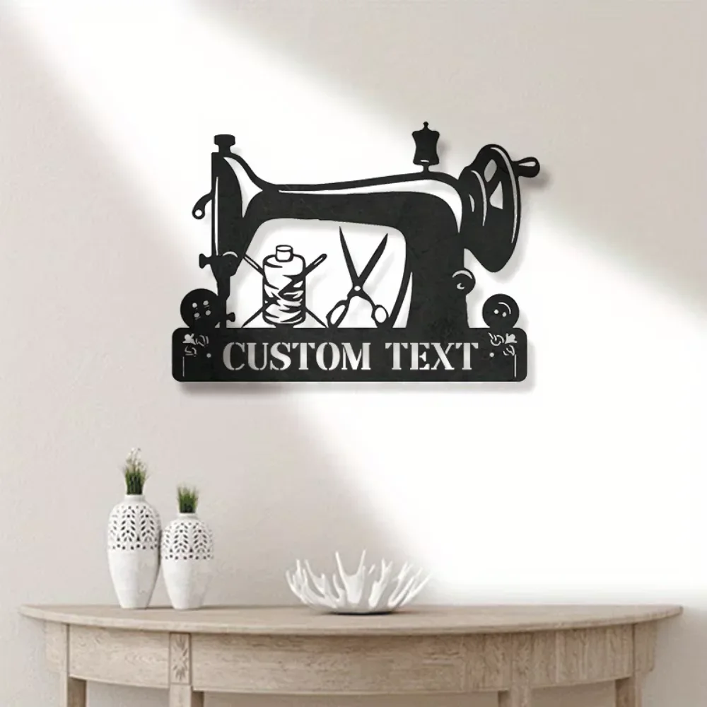 

Premium Customizable Sewing Room Sign. Metal, for Craft Areas. Wall - Mounted, Perfect for Mother's Day.