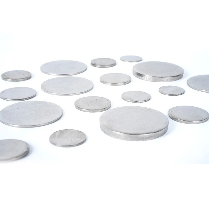 50mm ss304 stainless steel circular plate 304 disc plate round corrosion resistant disk sheet customized laser cutting