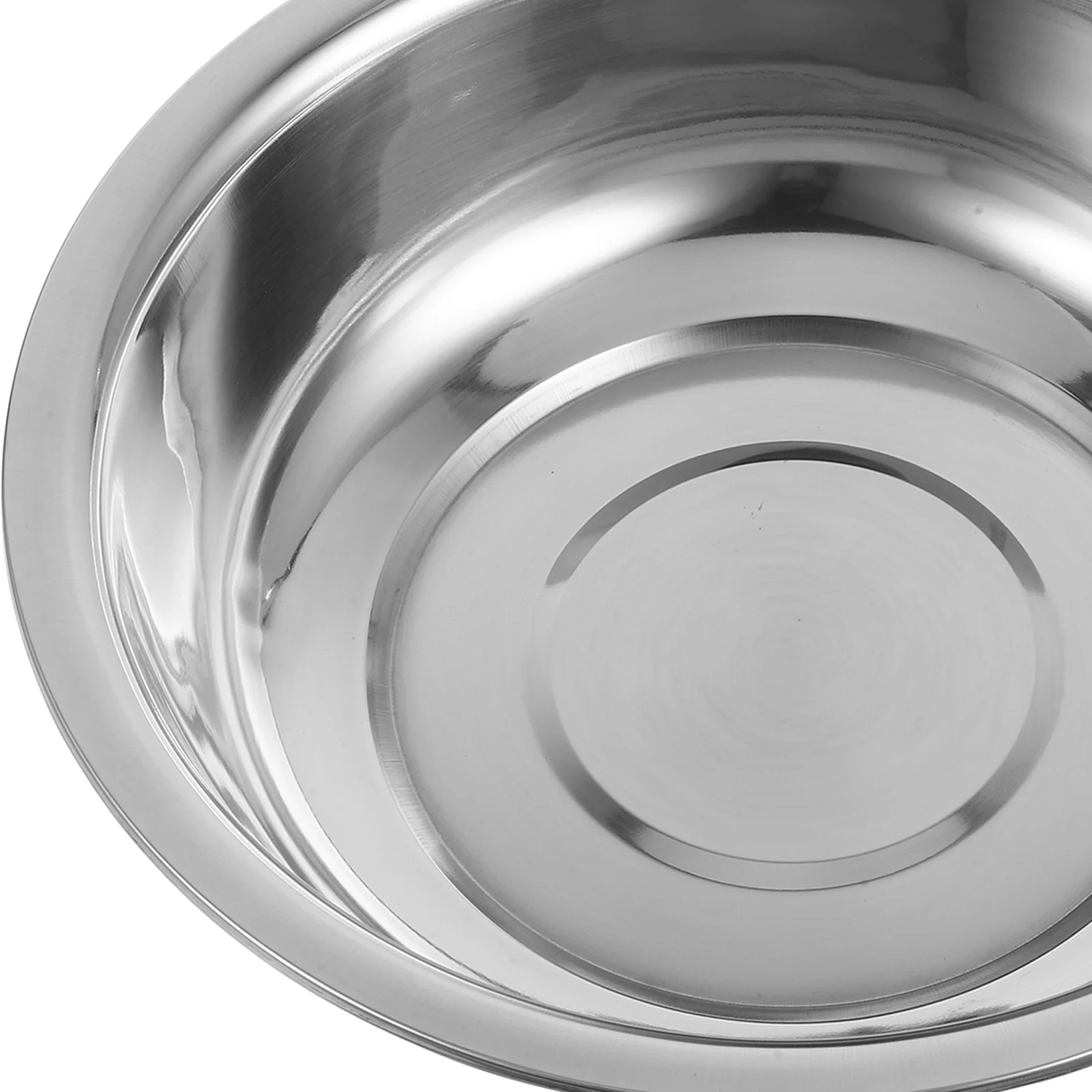 1pc Stainless Steel Soup Bowl 304 Material Kitchenware Large Capacity Fruit Vegetable Wash Reusable Home Tableware Storage