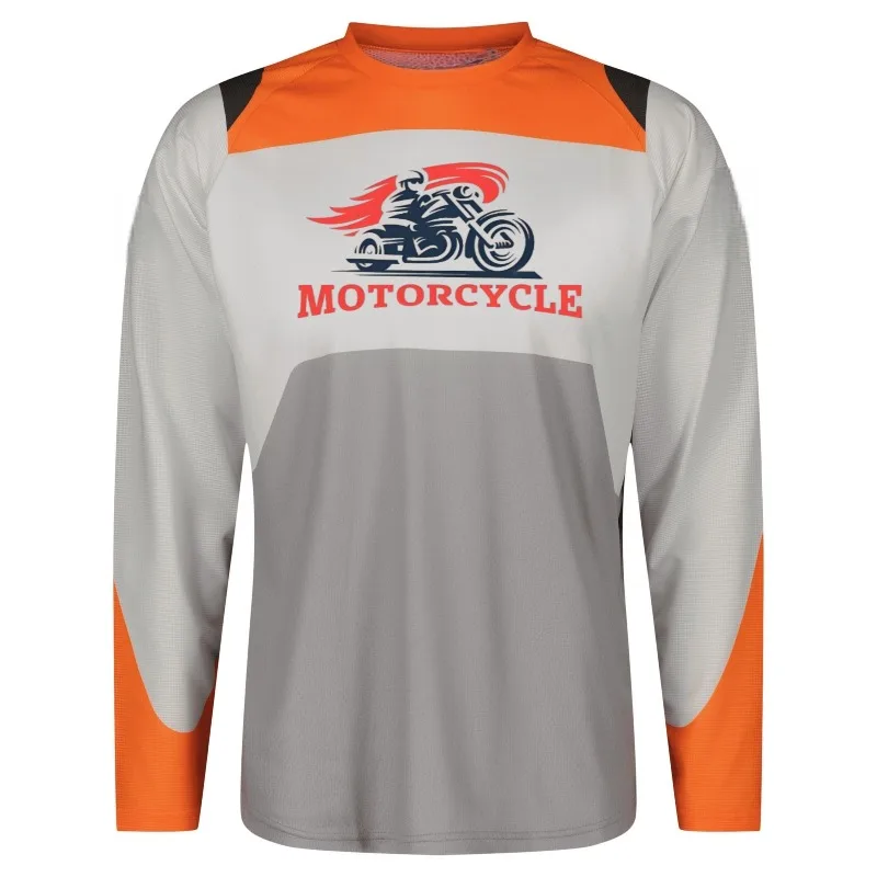 

2025 Men's and Women's Sports Shirts, Mountain Bikes, Off-road Motorcycles, DH Quick Drying Breathable Casual Sportswear