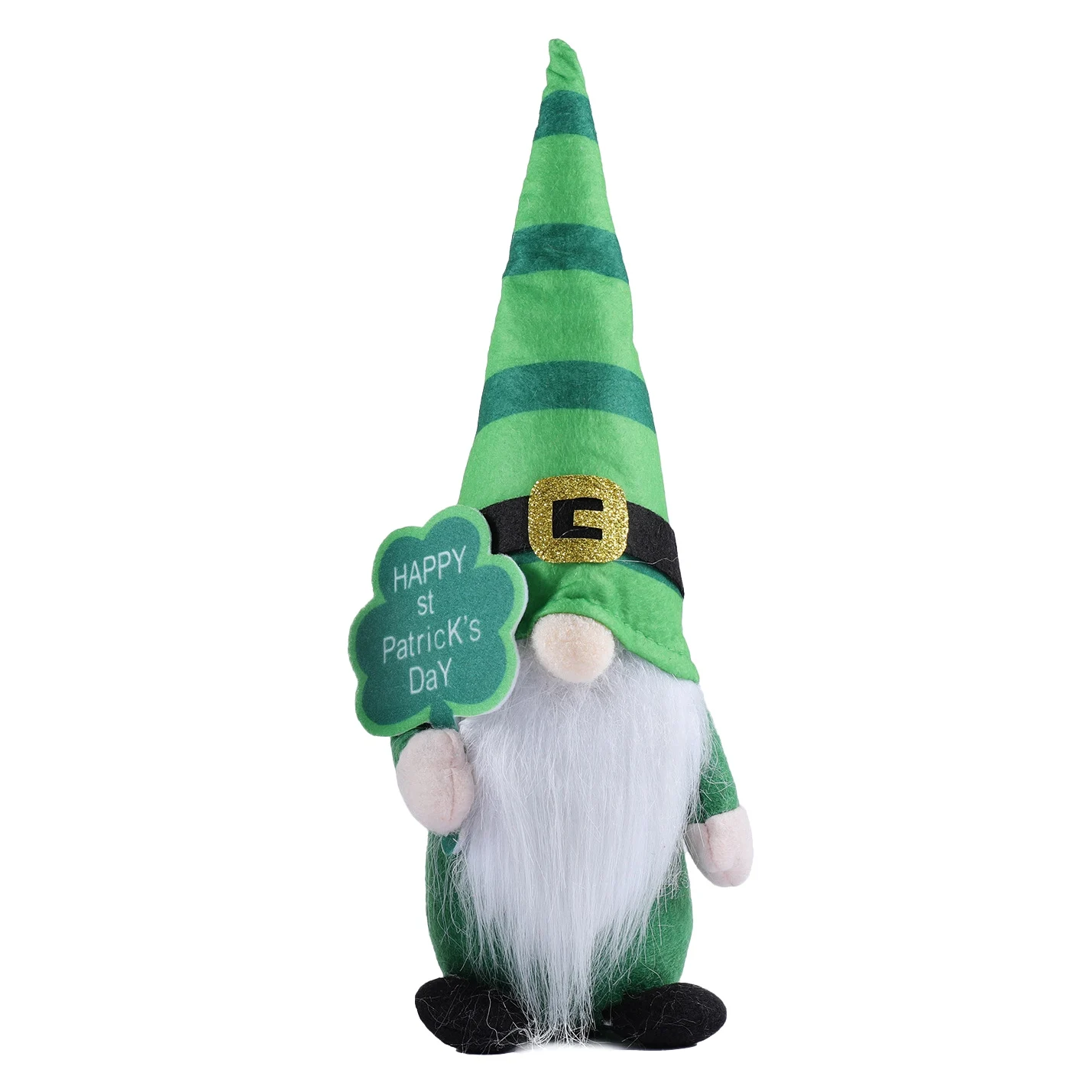 St.Patrick's Day Gnome Decoration, Swedish Tomte Scandinavian Figurine Elf Ornament for Home Fireplace Desktop,