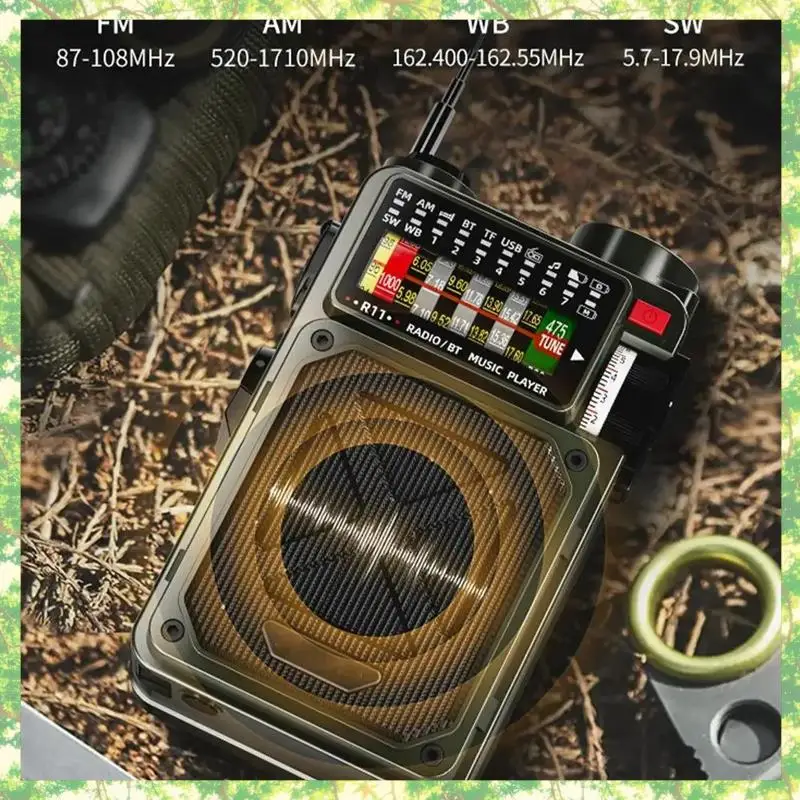 Radio Surya Darurat Yang Dioperasikan dengan Tangan Cerdas Radio Alarm Berkemah Luar Ruangan Bluetooth Surya Radio Alarm Berkemah Luar Ruangan Bluetooth